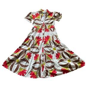 WKND Frock Floral Sorrento Maxi Button up Dress Size Small Classic Maxi Elegant